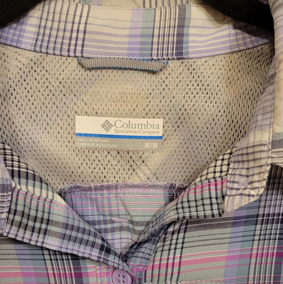 Columbia plaid long sleeve button shirt - Picture 3 of 6